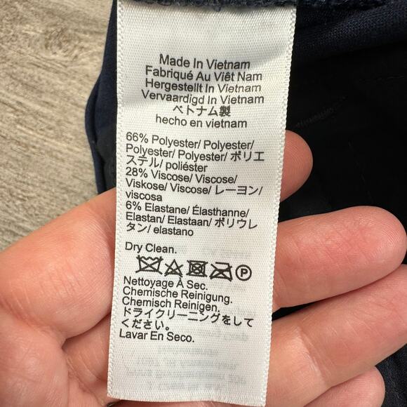 J. Crew Cropped Natalia Pant Blue Carreman 4P - Picture 10 of 16